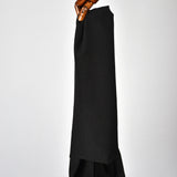 Hijab soie de Médine - Noir
