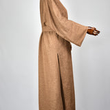 Abaya Kimono Trois Pièces - Noir