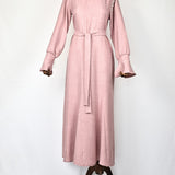 Robe rose avec perle