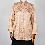 Chemisier Oversize Palmier - Beige