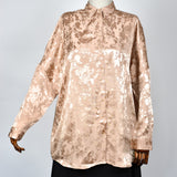 Chemisier Oversize Jacquard - Beige