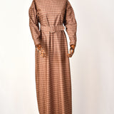 Robe Longue Vintage - Marron