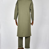 Ensemble Pantalon Scuba - Vert kaki