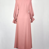 Robe Taille Ajustable - Rose