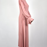 Robe Taille Ajustable - Rose