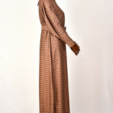 Robe Longue Vintage - Marron
