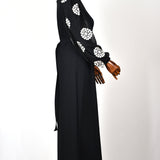 Robe Motifs Brodés - Noir