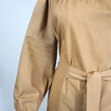Robe Camel en Coton – Style Chic et Décontracté