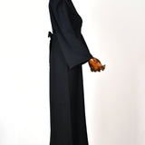 Robe Longue avec Ceinture - Noire