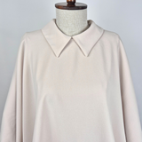 Robe Longue avec Cape - Crème