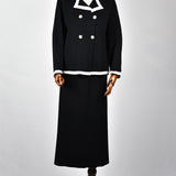 Ensemble Tricot Jupe - Noir