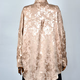 Chemisier Oversize Jacquard - Beige