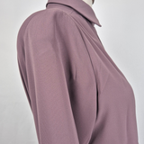 Robe Longue avec Gilet Intégré - Rose Taupe