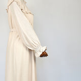 Robe Douce style Lin - Beige