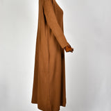 Robe tricot brique