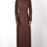 Robe Longue avec Ceinture - Noire