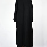 Abaya Kimono Trois Pièces - Noir