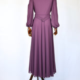 Robe Prune Plissée