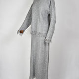 Ensemble Tricot Gris