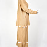 Ensemble Tricot Jupe - Beige