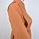 Robe Camel avec Gilet Intégré