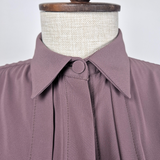 Robe Longue avec Gilet Intégré - Rose Taupe