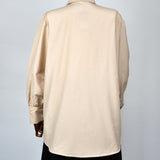 Chemisier Oversize Classique - Crème