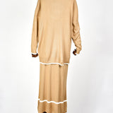 Ensemble Tricot Jupe - Marron