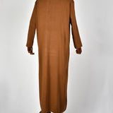 Robe tricot brique