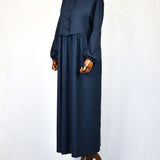 Ensemble Robe et Gilet Bleu Nuit